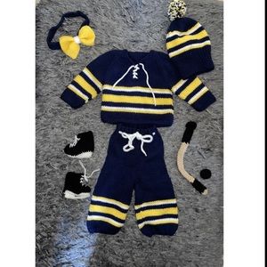 NEWBORN HOCKEY PHOTOGRAPHY SET